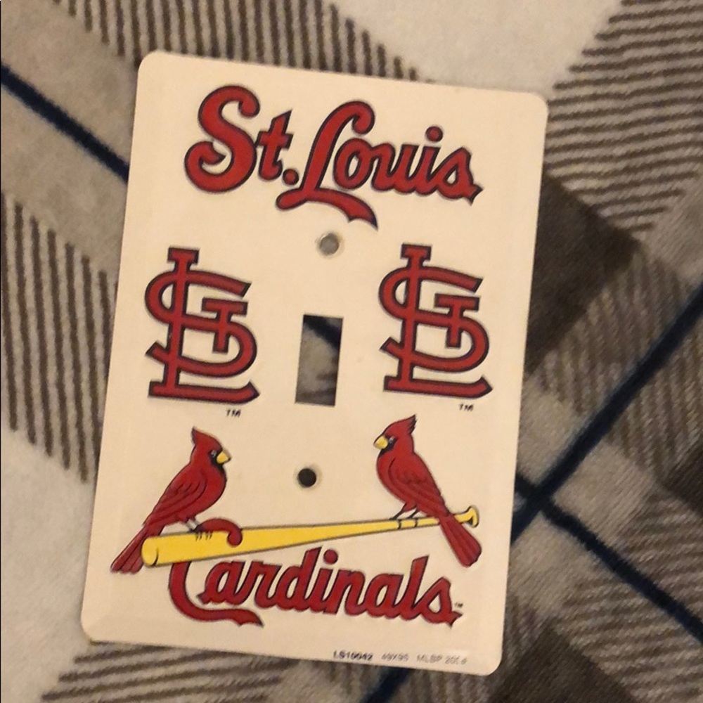 Cardinals Single Light Switch Plate
